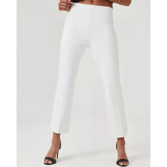 SPANX NWT On-the-Go Ankle Straight Pant White Ultimate Opacity Technology Sz M - Picture 3 of 14